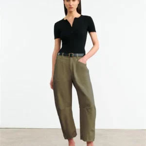 SHON LINEN PANT | OLIVE GREEN