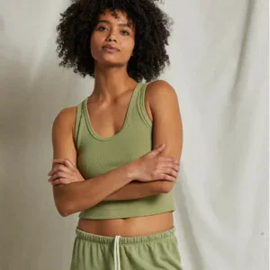 BLONDIE STRUCTURED RIB BRA FRIENDLY TANK