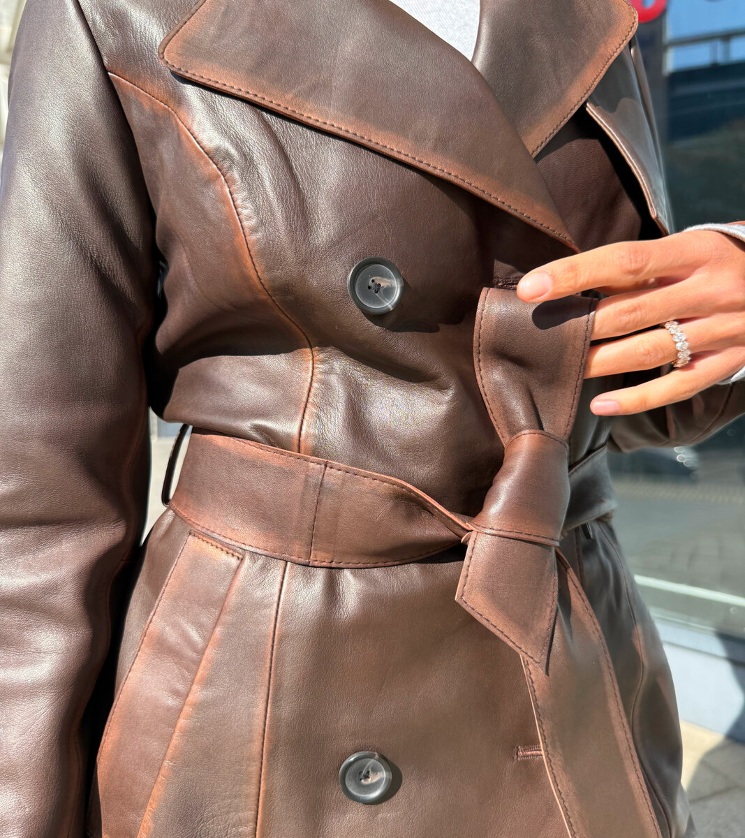 LAURE LEATHER JACKET – תמונה 5