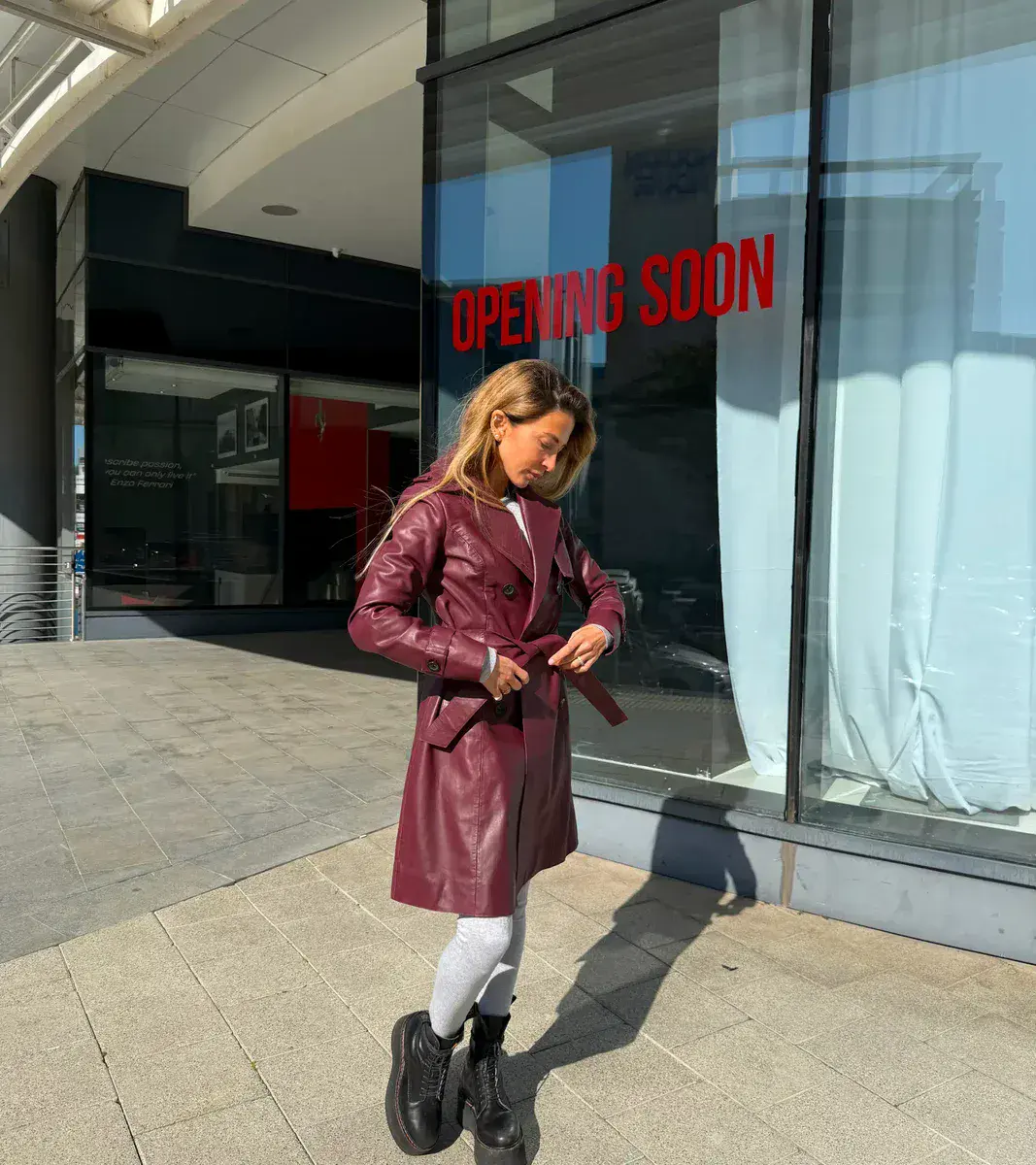 LAURE LEATHER JACKET | OX BLOOD – תמונה 8