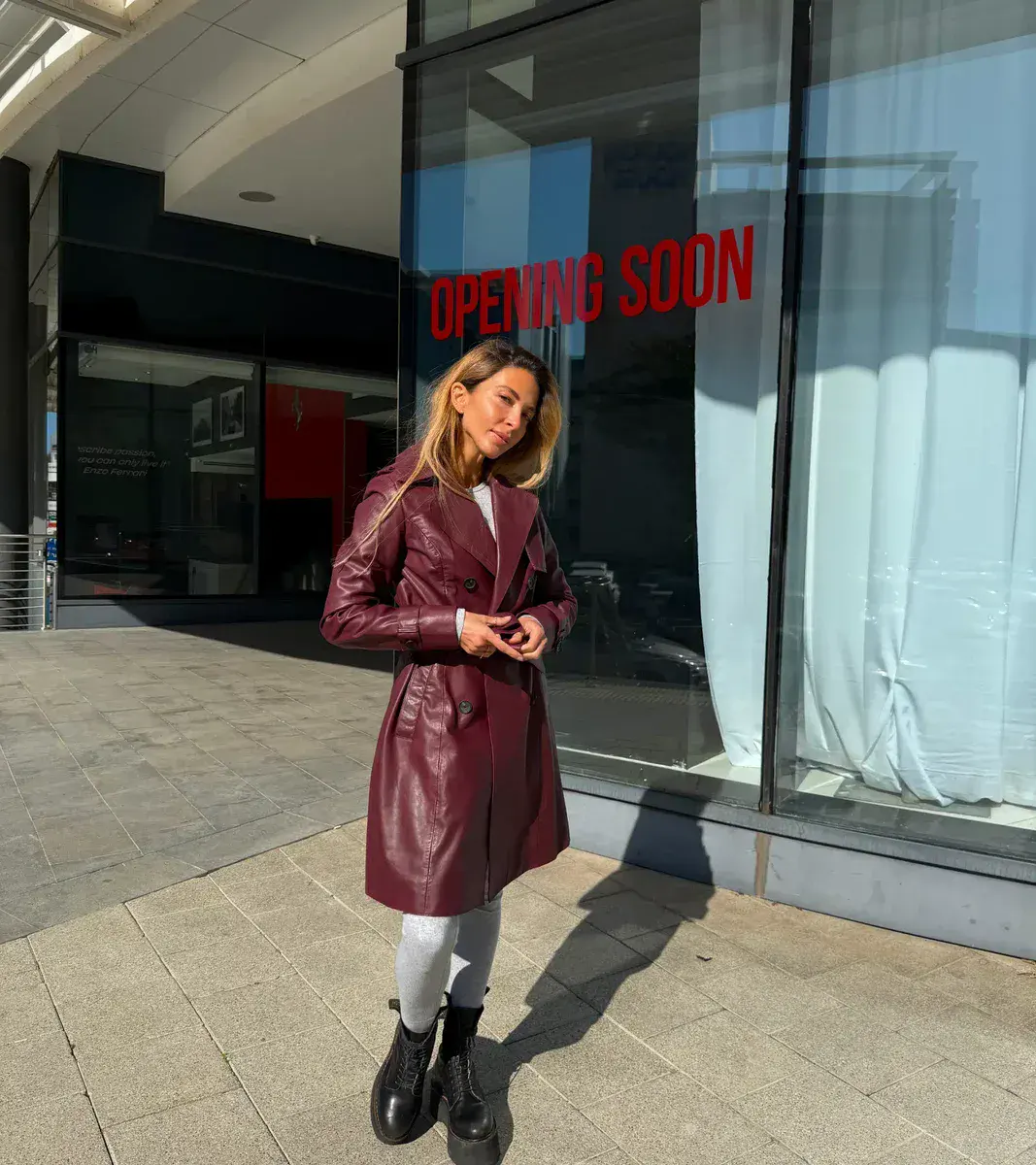 LAURE LEATHER JACKET | OX BLOOD – תמונה 5