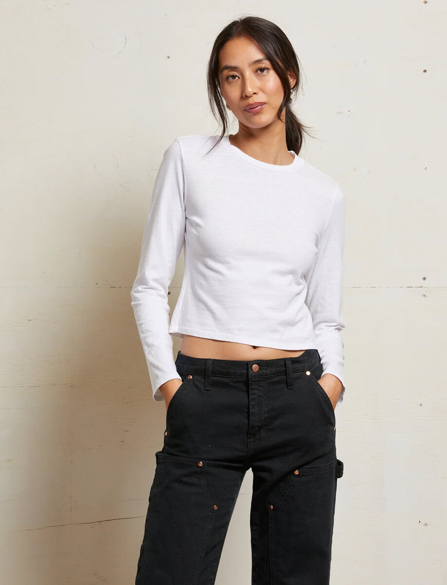 JAMIE LONG SLEEVE CREW SHIRT