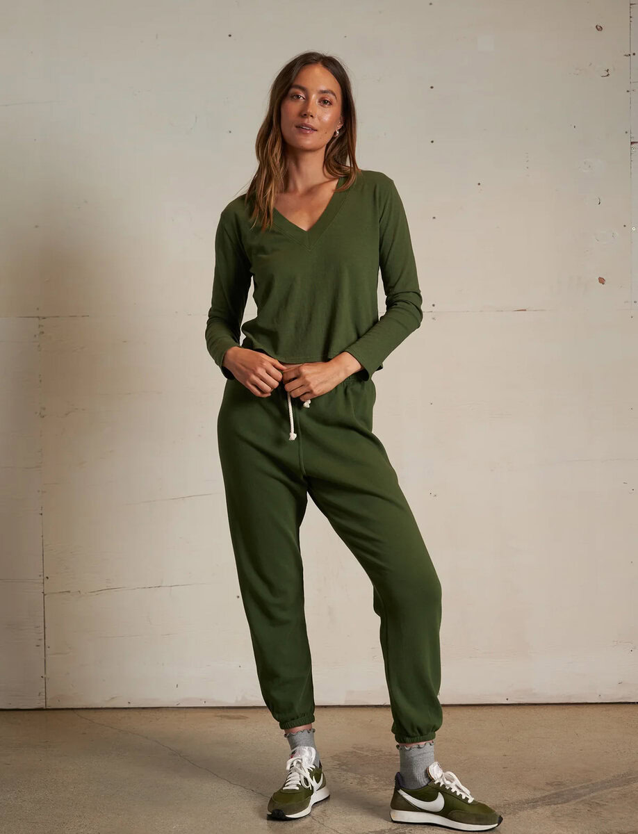 FIONA LONG SLEEVE V NECK SHIRT – תמונה 9