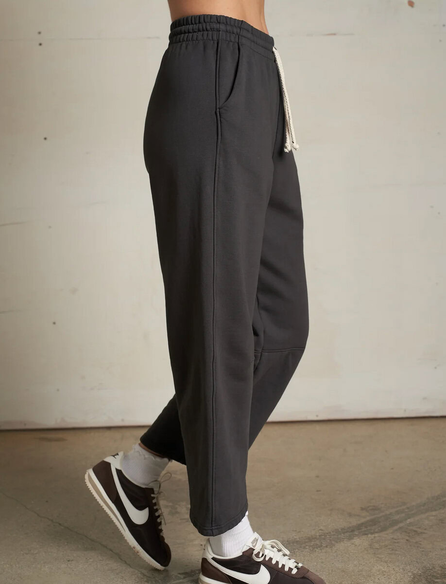 FALLON FLEECE BARREL SWEATPANTS – תמונה 2