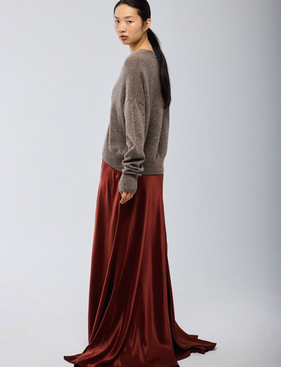 V BUTTON SWEATER – תמונה 6