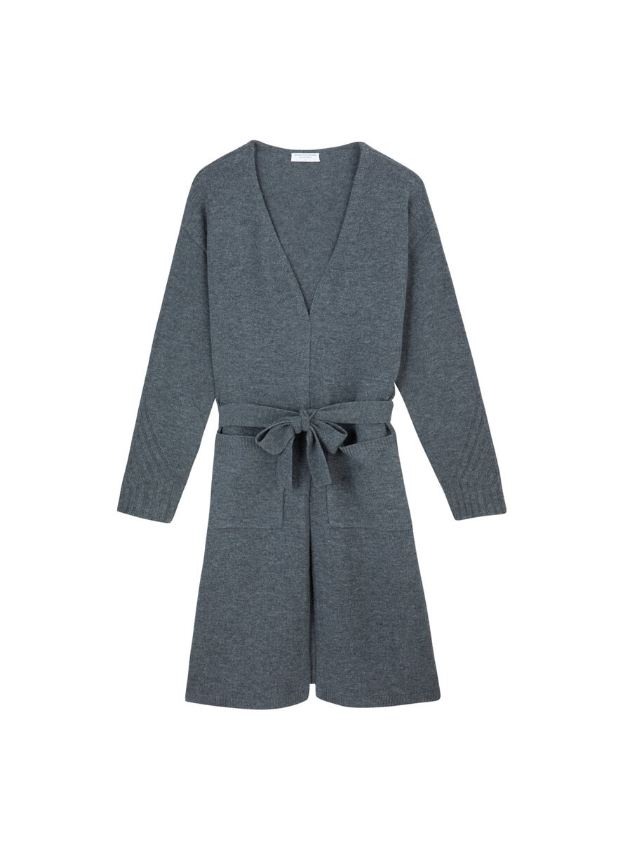 WAISTCOAT LONG SLEEVES CARDIGAN