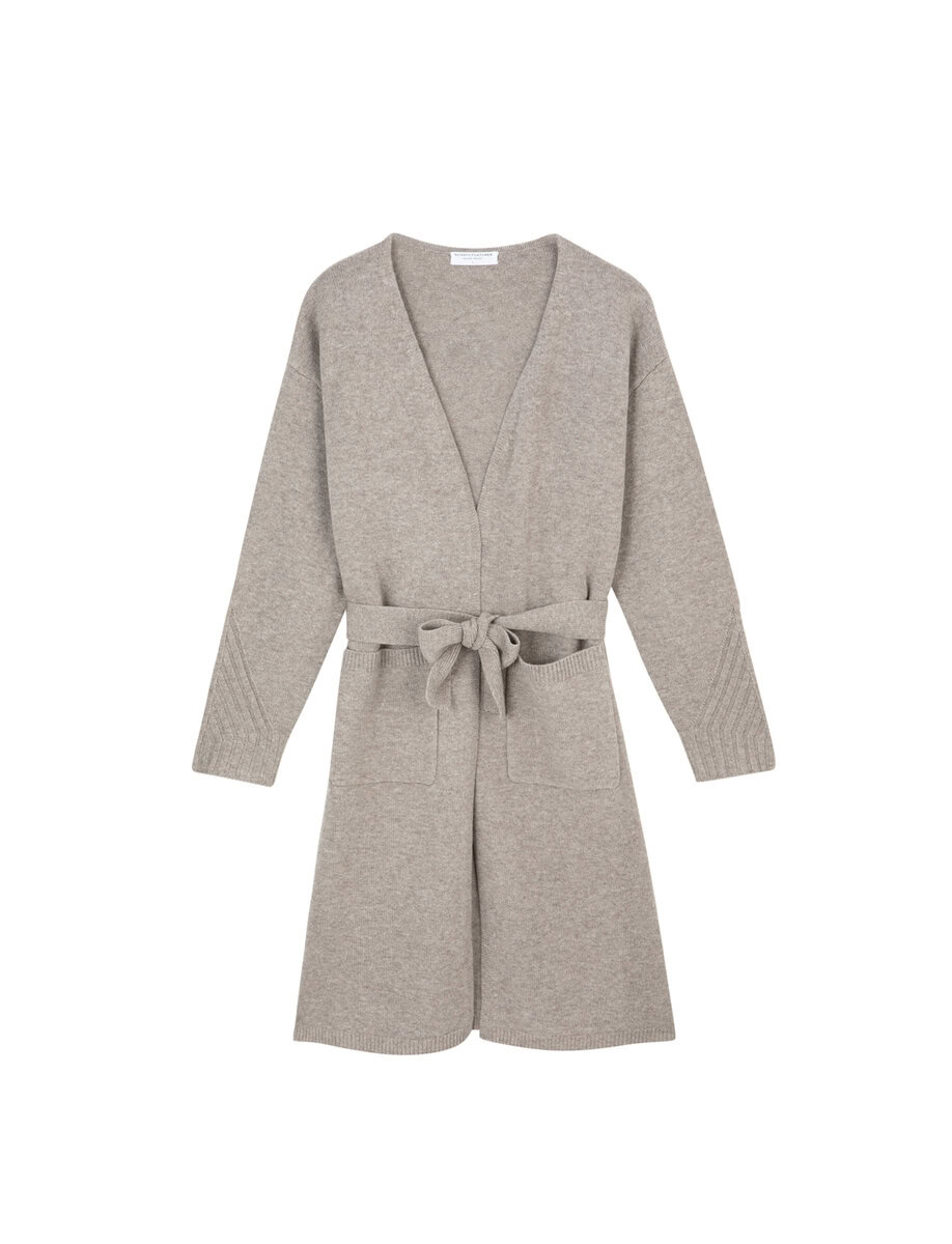 WAISTCOAT LONG SLEEVES CARDIGAN