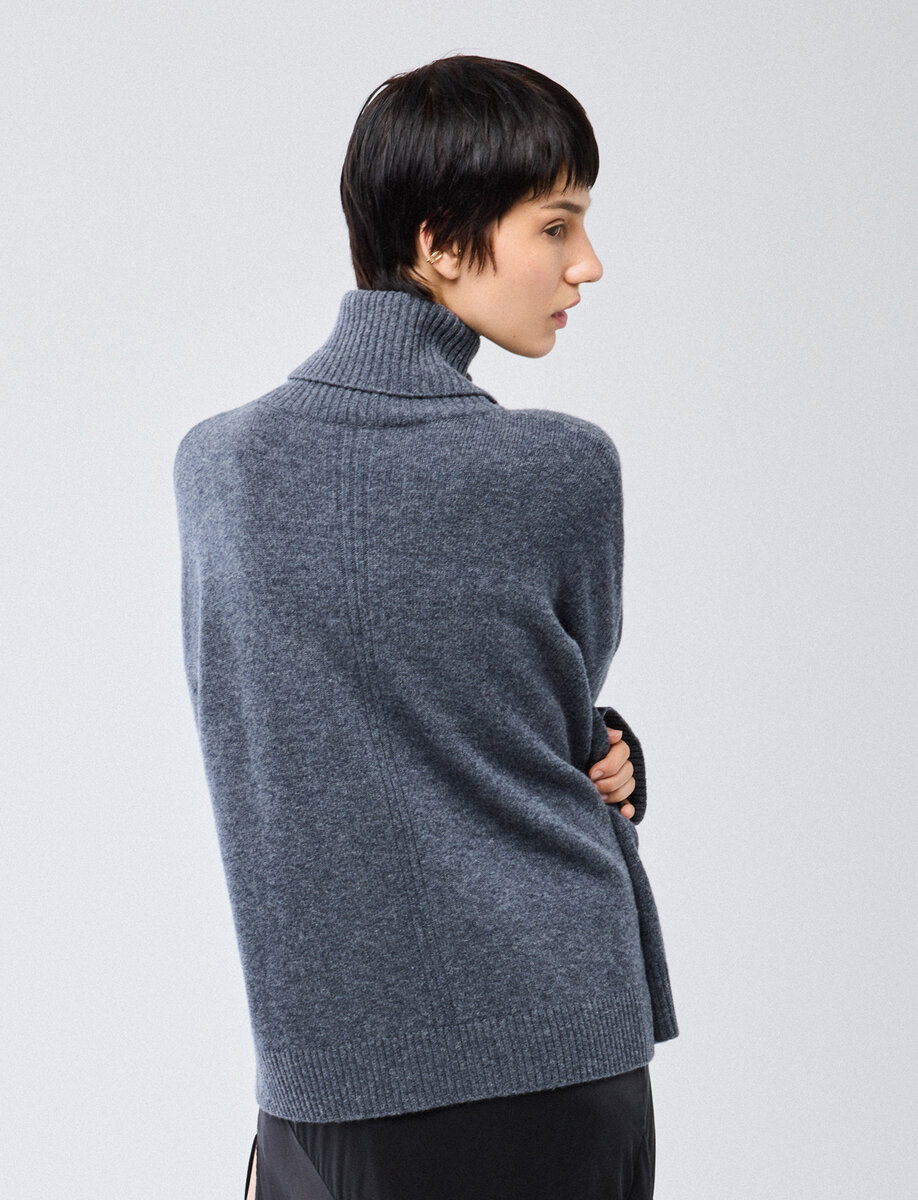 T NECK LONG SLEEVES SWEATER – תמונה 5