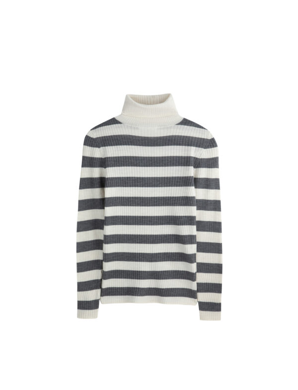 PULLOVER TURTLENECK STRIPES