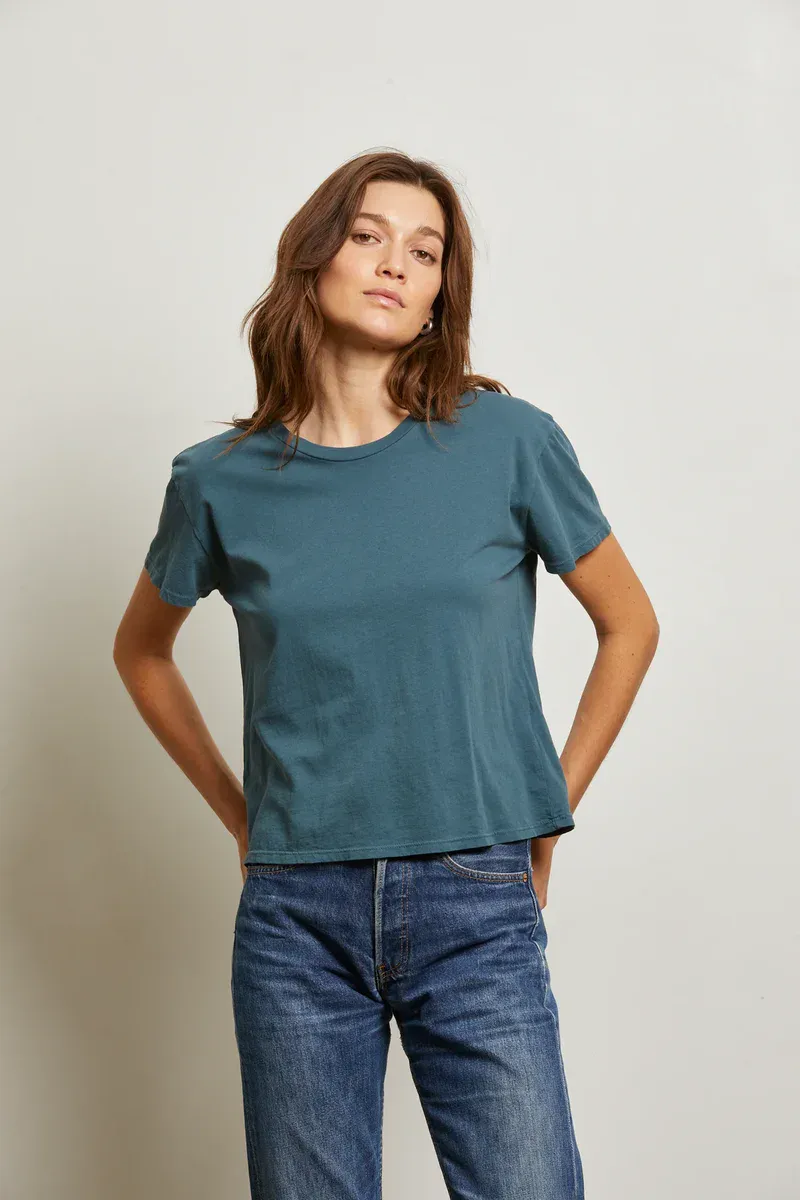 HARLEY COTTON BOXY CREW TEE