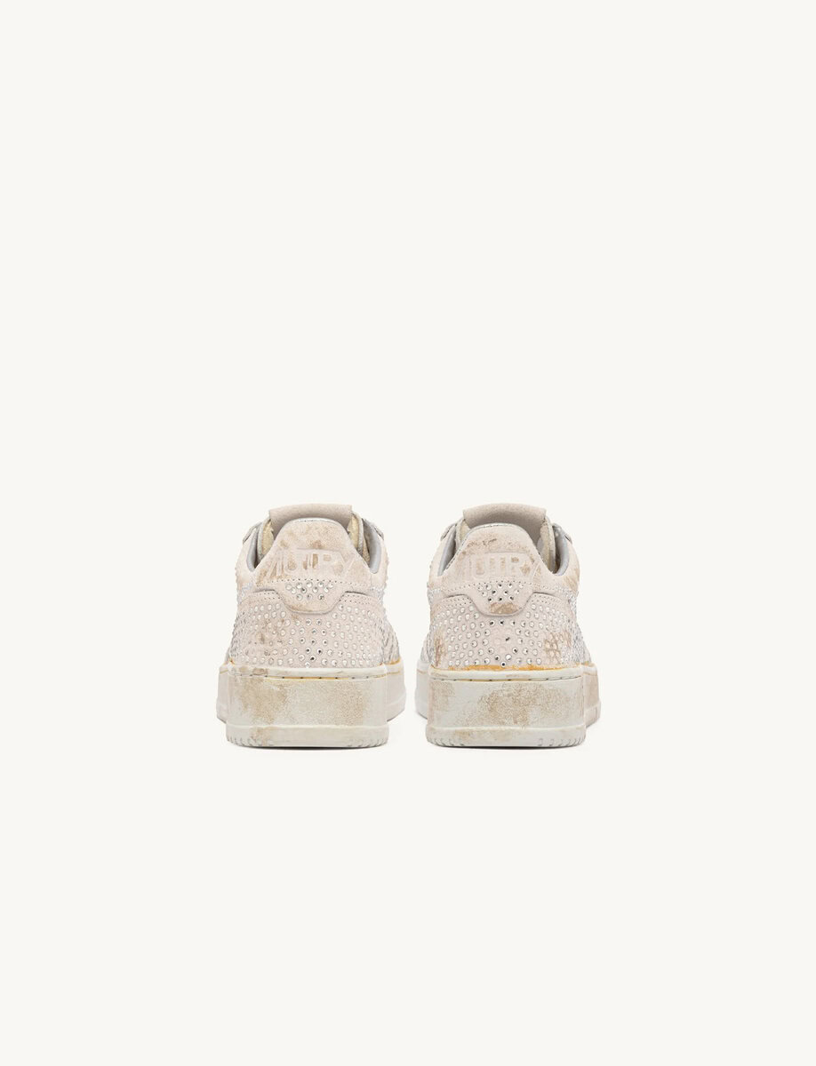 MEDALIST LOW 'CRYSTAL' MICRO RHINESTONES SNEAKERS – תמונה 4