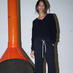 FALLON FLEECE BARREL SWEATPANTS