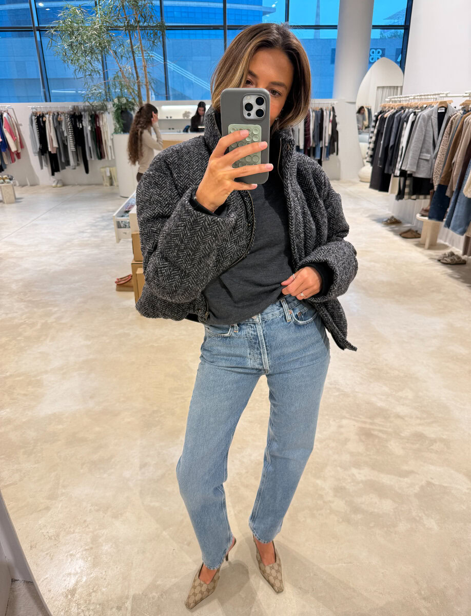 PINCH WAIST 90'S HIGH RISE STRAIGHT | STAGE – תמונה 7