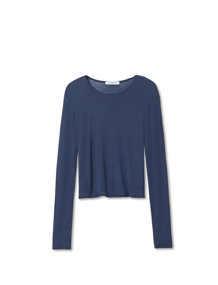 INNA LIGHT FRENCH JERSEY LONG SLEEVE SHIRT – תמונה 12