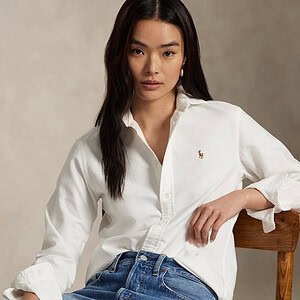 SLIM FIT OXFORD SHIRT | WHITE