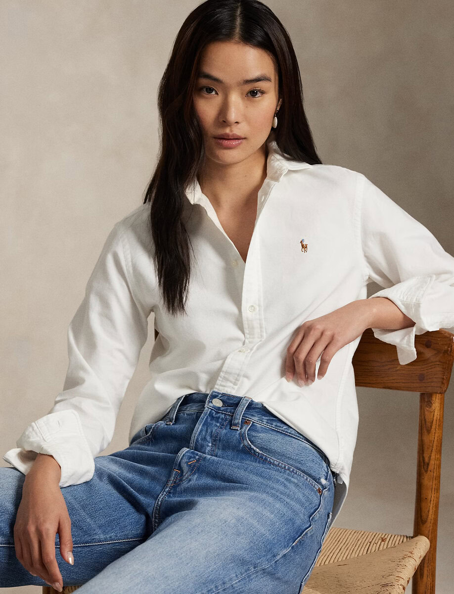 SLIM FIT OXFORD SHIRT | WHITE