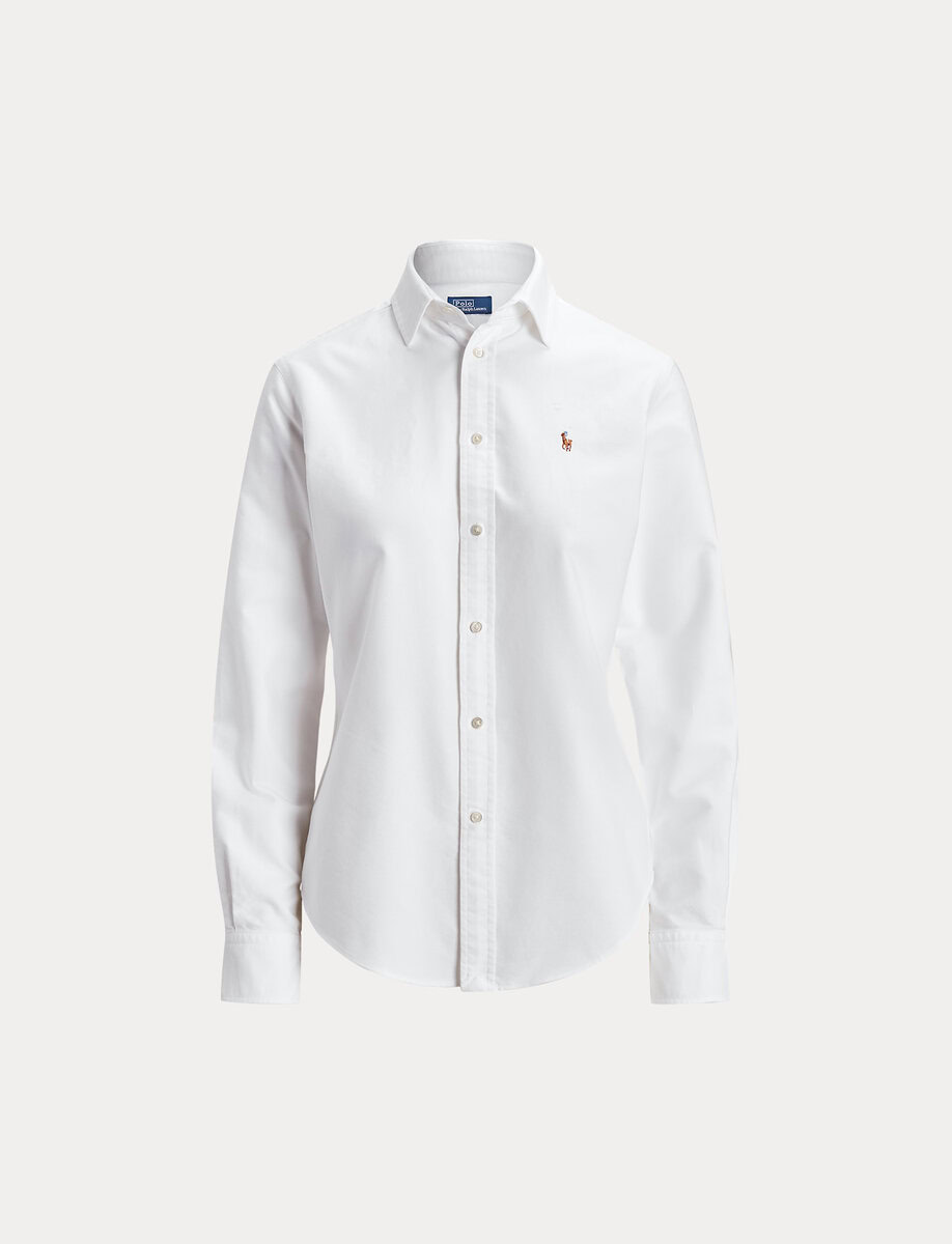 SLIM FIT OXFORD SHIRT | WHITE – תמונה 6
