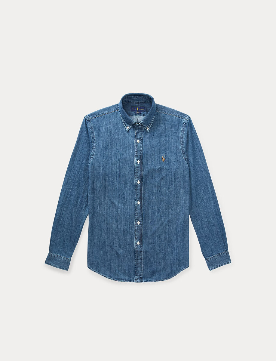 SLIM FIT CHAMBRAY SHIRT | CLASSIC WASH