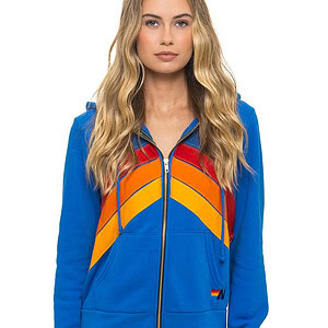 MOUNTAIN STITCH ZIP HOODIE | ADVENTURE BLUE
