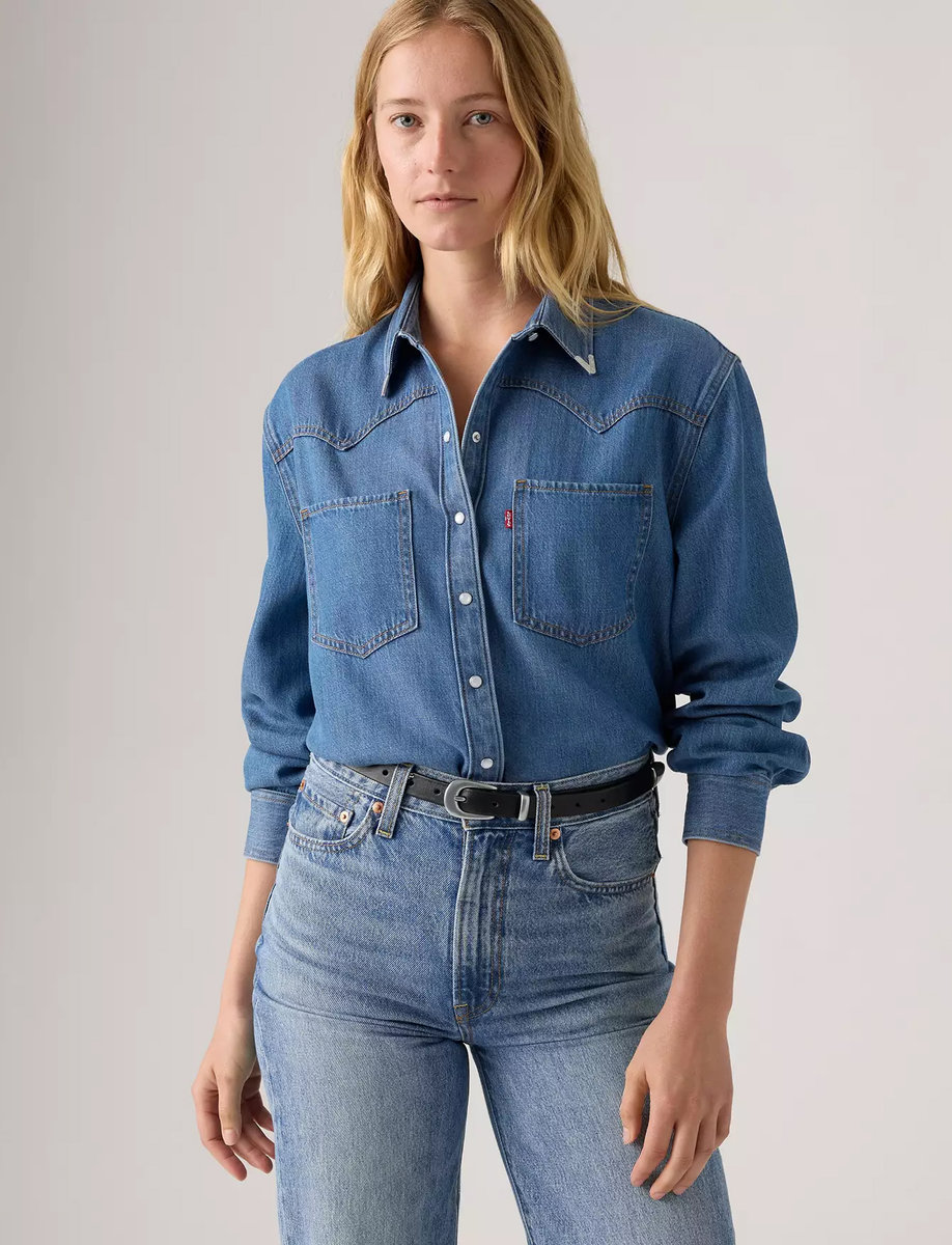 TEDORA METAL TIPPED WESTERN SHIRT