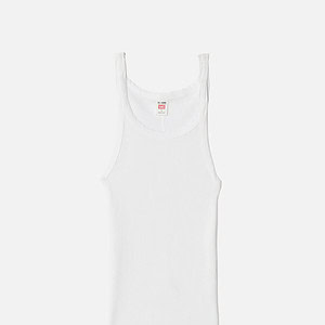 RIBBED TANK | WHITE
