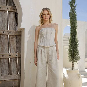 TE MIRO TOP | OATMEAL