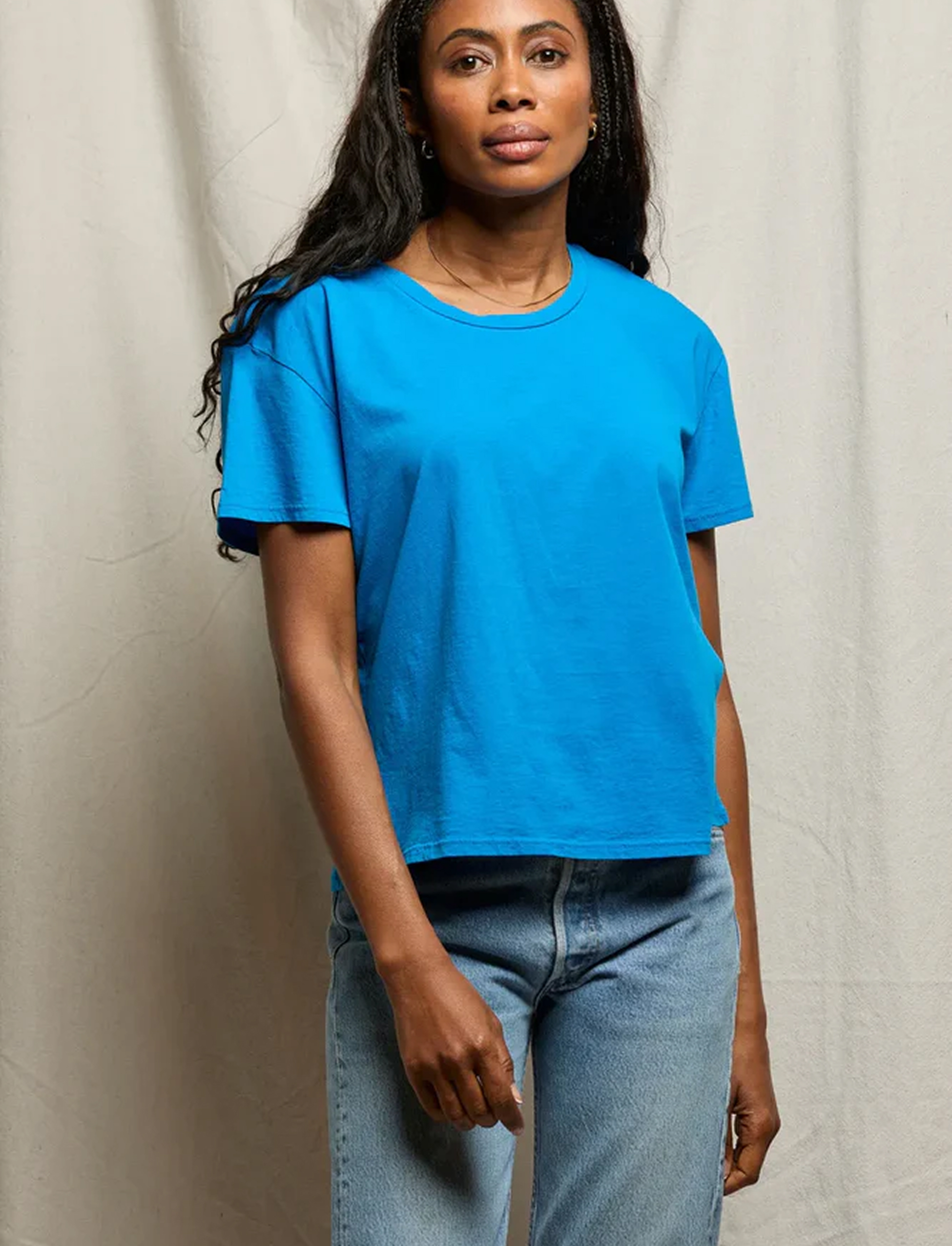 HARLEY COTTON BOXY CREW TEE