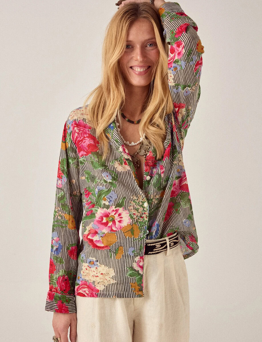 HULTON SOUL PITI BLOUSE | NOIR – תמונה 2