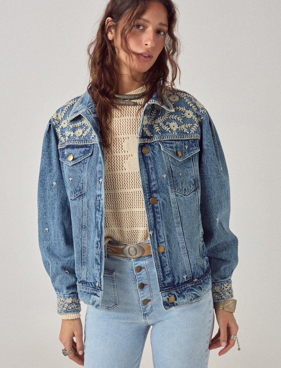 ARIZONA LORETTA JACKET | BLUE HAZE – תמונה 2