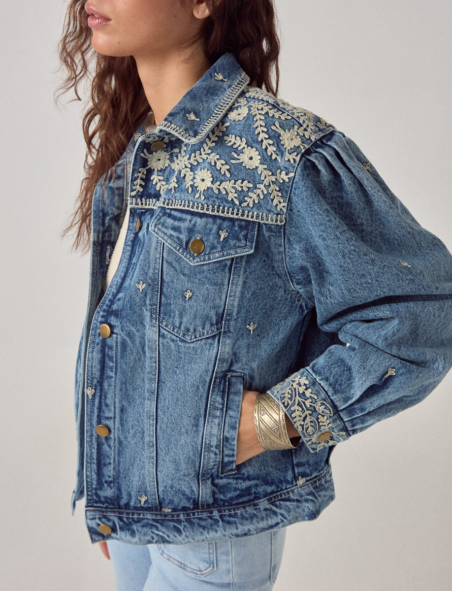 ARIZONA LORETTA JACKET | BLUE HAZE
