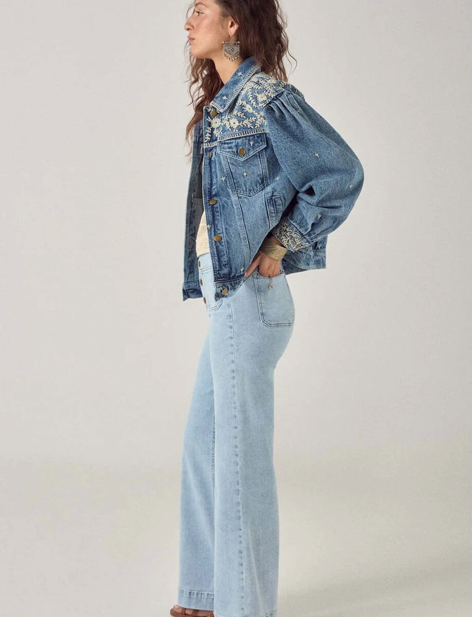 ARIZONA LORETTA JACKET | BLUE HAZE – תמונה 3