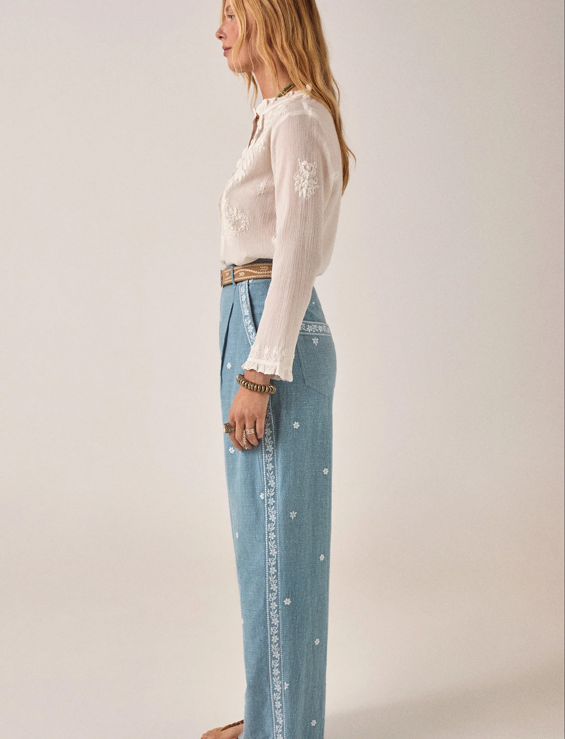 BILBAO GABRIELA BLOUSE | OFF WHITE – תמונה 5