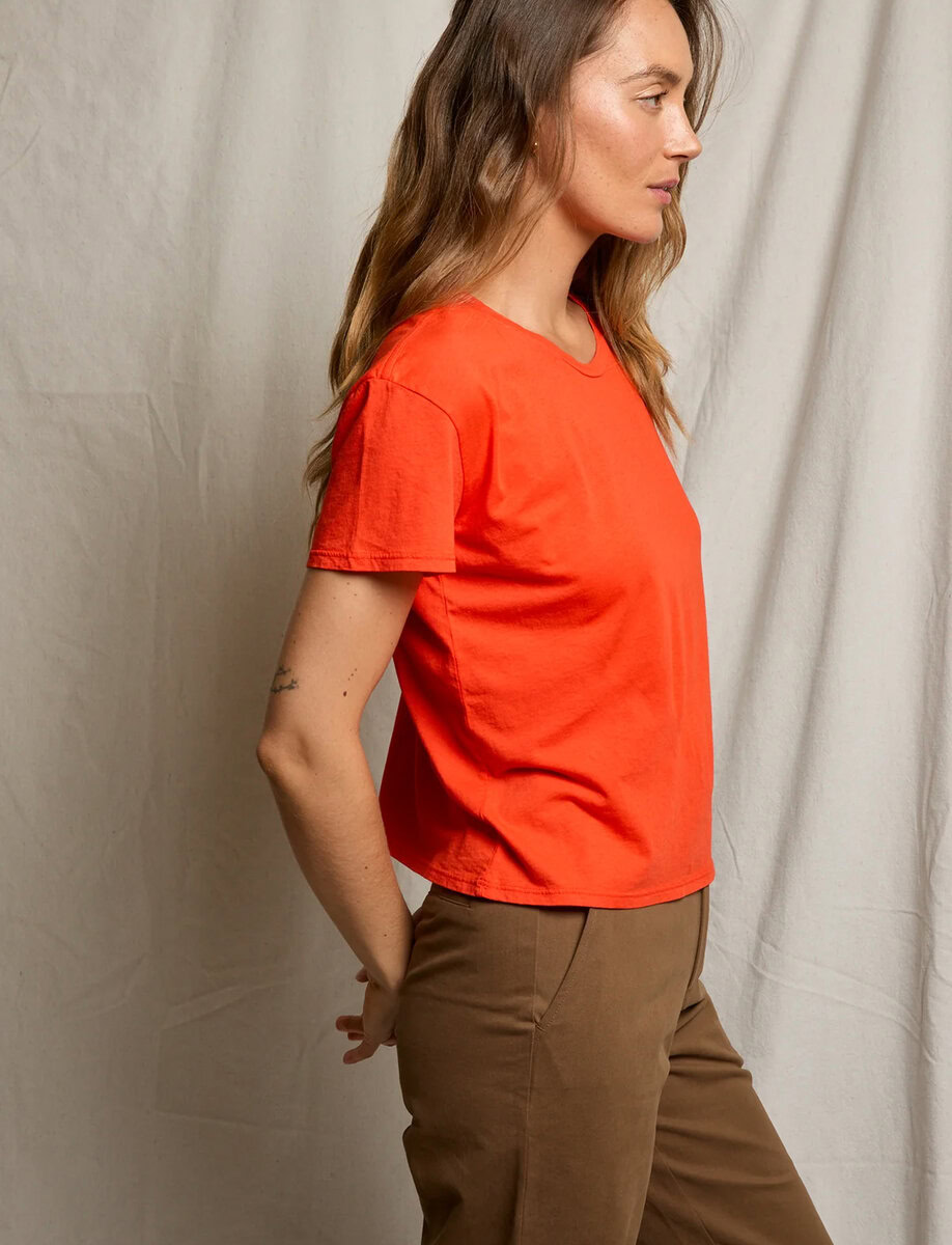 HARLEY COTTON BOXY CREW TEE