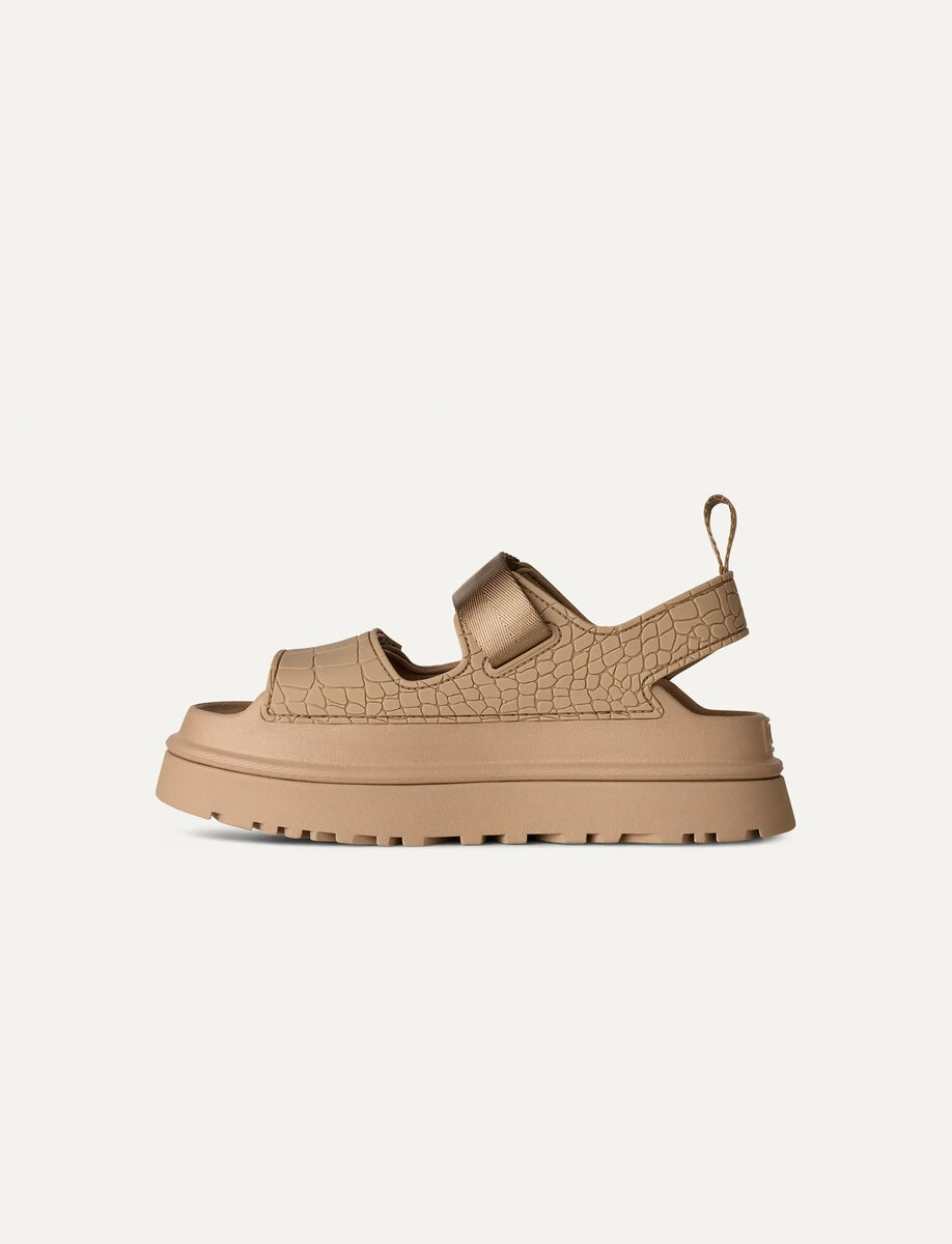 GOLDENGLOW EMBOSSED SANDALS – תמונה 11