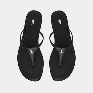 POLO PLAY THONG SANDAL | BLACK
