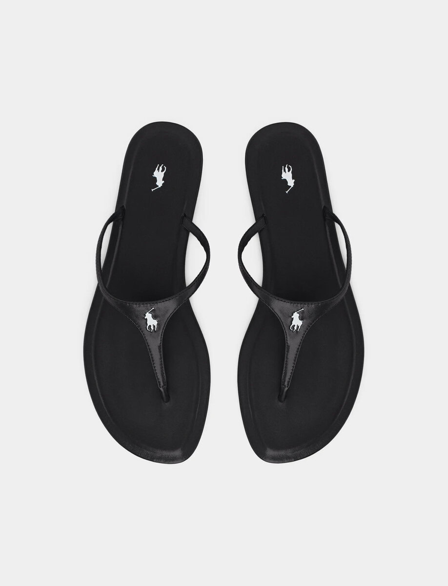 POLO PLAY THONG SANDAL | BLACK