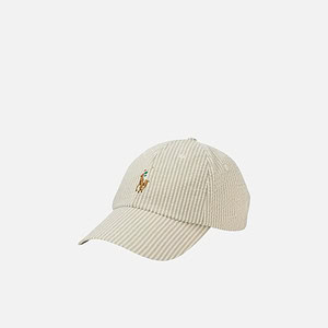 COSEERSUCKER BALL CAP | BEIGE