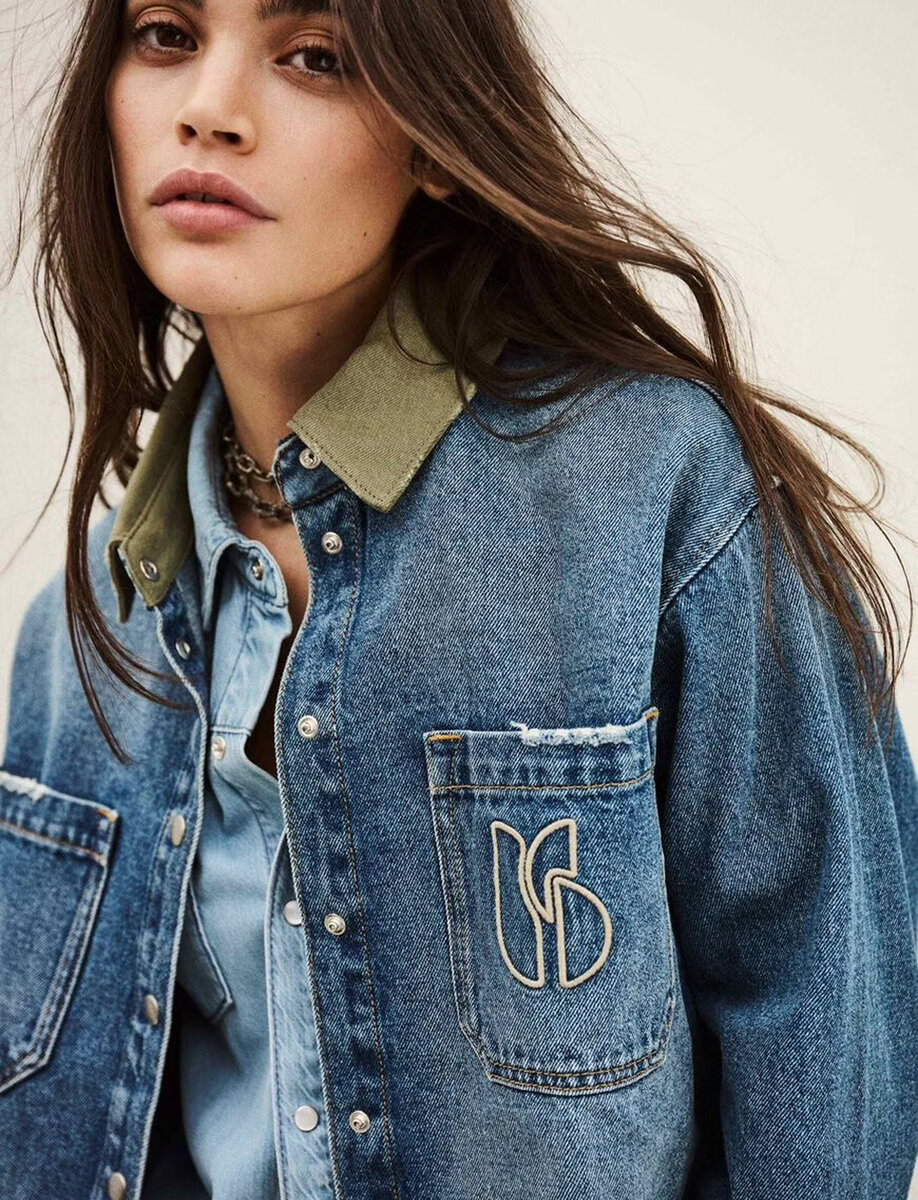 VIGILIO CROPPED DENIM JACKET – תמונה 2