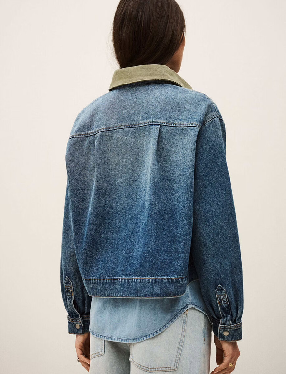 VIGILIO CROPPED DENIM JACKET – תמונה 5