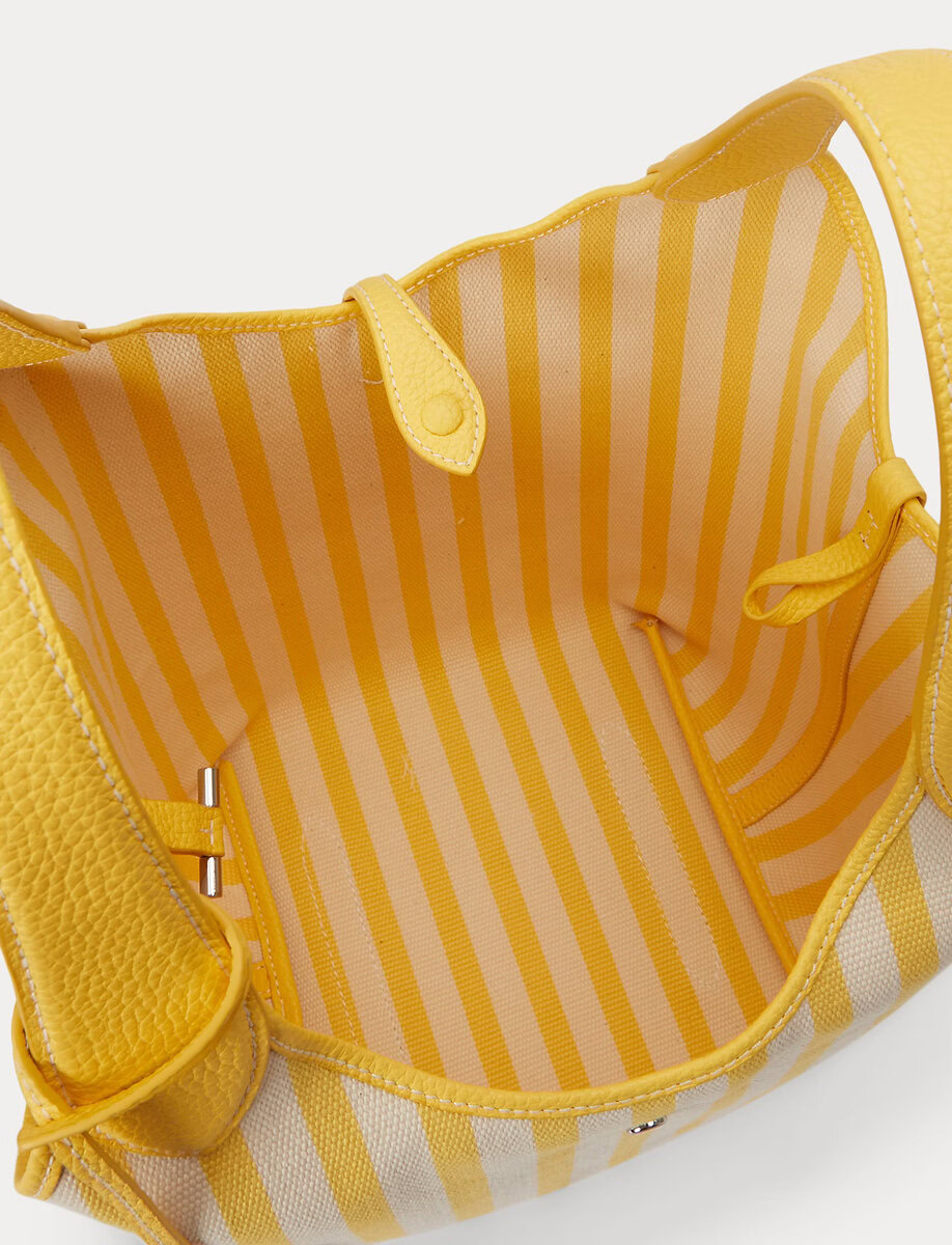 POLO PLAY STRIPED CANVAS TOTE – תמונה 4