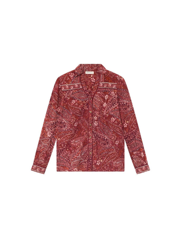 BACCHUS GARDEN RANI BLOUSE | RED MIRAGE