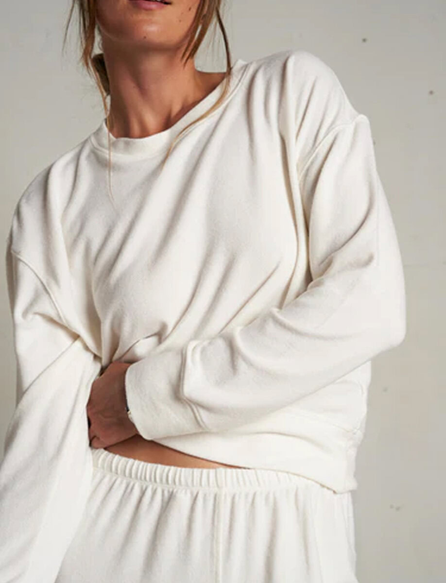 SELMA BRUSHED SWEATER SWEATSHIRT – תמונה 10