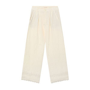SOLSTICE LINEN PANT | IVORY WHISPER – תמונה 6