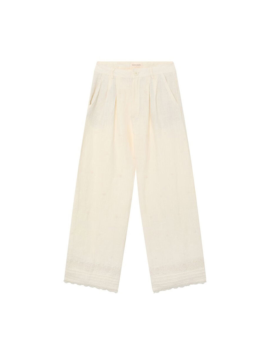 SOLSTICE LINEN PANT | IVORY WHISPER