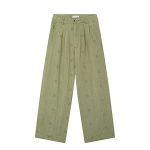 OTTO TWIST LINEN PANT | MOSS