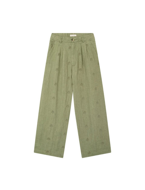 OTTO TWIST LINEN PANT | MOSS