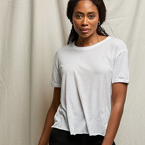 SOFIA LIGHT FRENCH JERSEY CREW TEE
