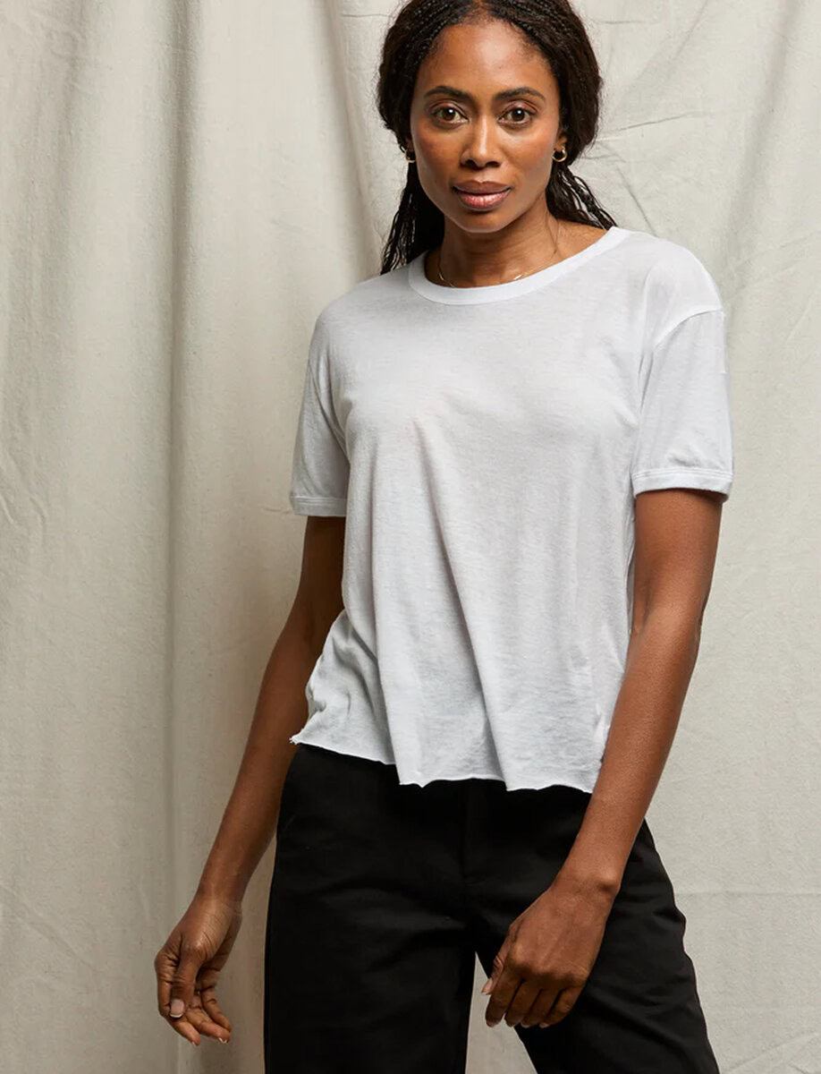 SOFIA LIGHT FRENCH JERSEY CREW TEE
