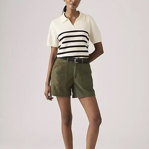 CINCH MID THIGH SHORTS | GREEN