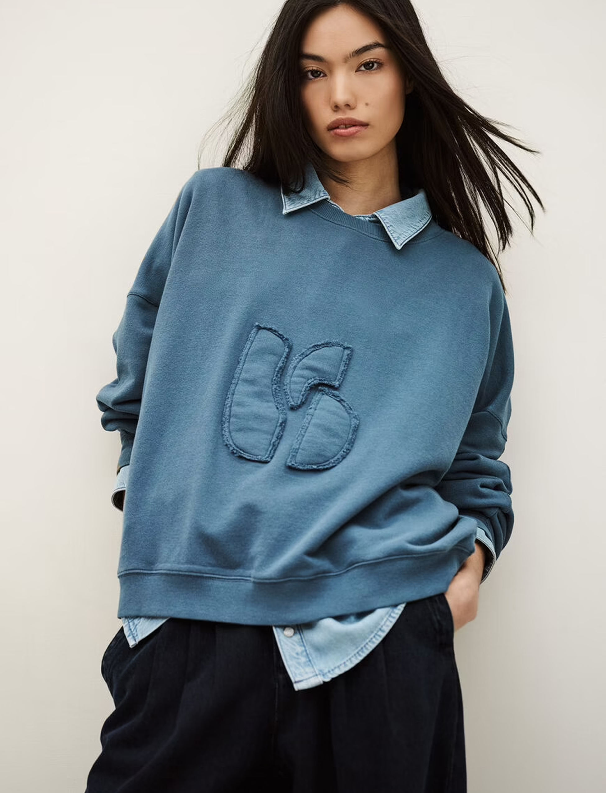 MAIA SWEATSHIRT | BLUE